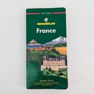 Michelin France Tourist Guide Vintage 1996 Travel Book Green Softcover Guide